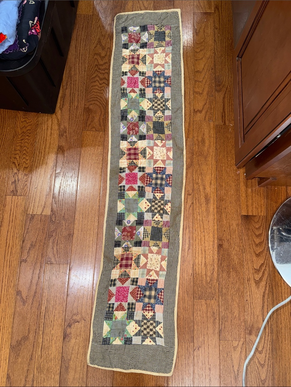 Handmade vintage Patchwork Table Runner - Multicolor